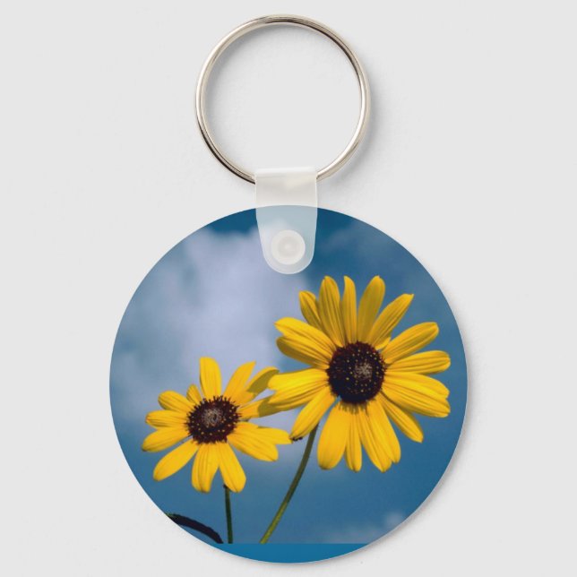 Sonnenblume Schlüsselanhänger (Vorderseite)