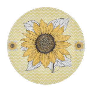 "Sonnenblume" Schneidebrett
