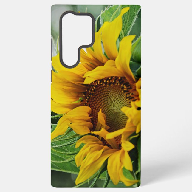 Sonnenblume Schönes Portrait Samsung Galaxy Hülle (Rückseite)