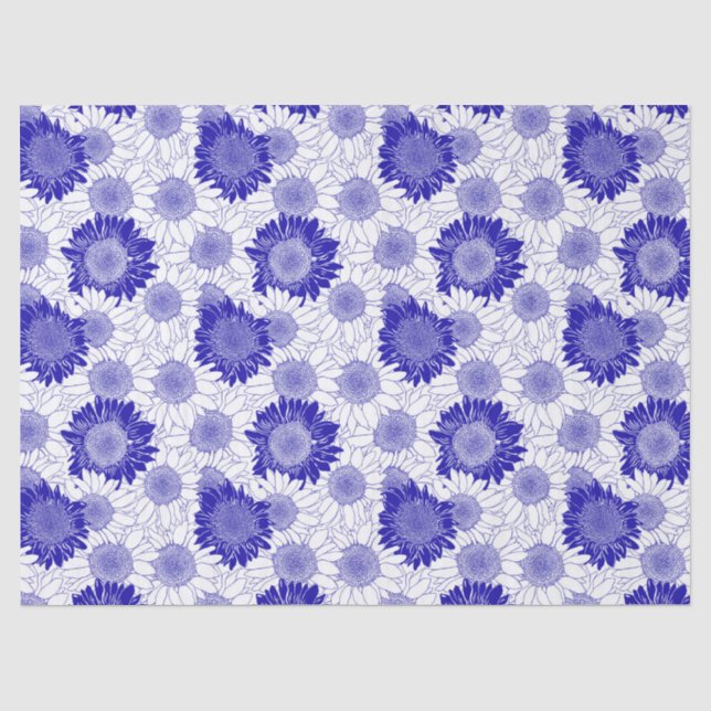 Sonnenblume Seidenpapier (Vorderseite)