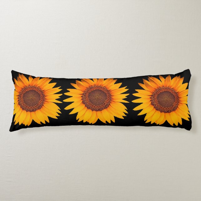 Sonnenblume Seitenschläferkissen (Vorderseite)