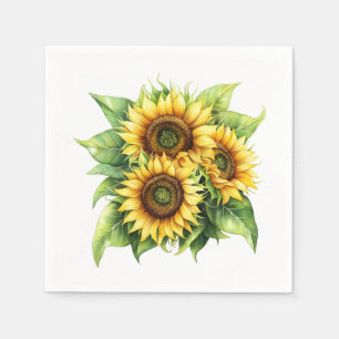 Sonnenblume Serviette