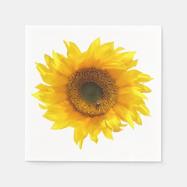 Sonnenblume Serviette (Vorderseite)