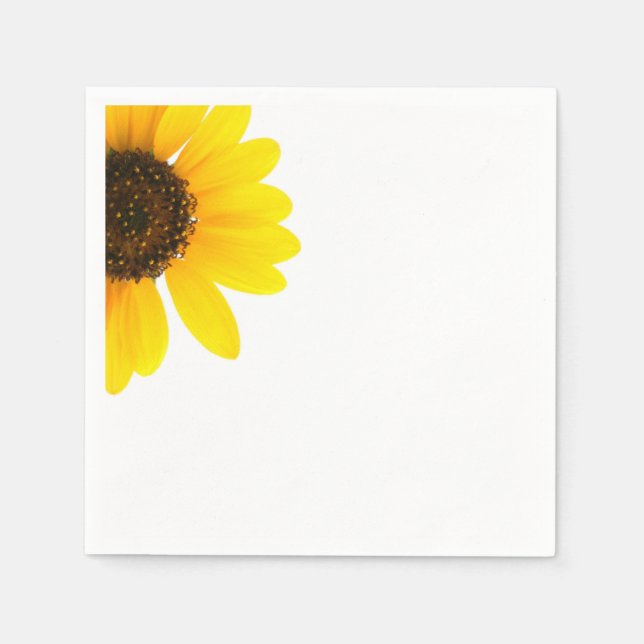 Sonnenblume Serviette (Vorderseite)