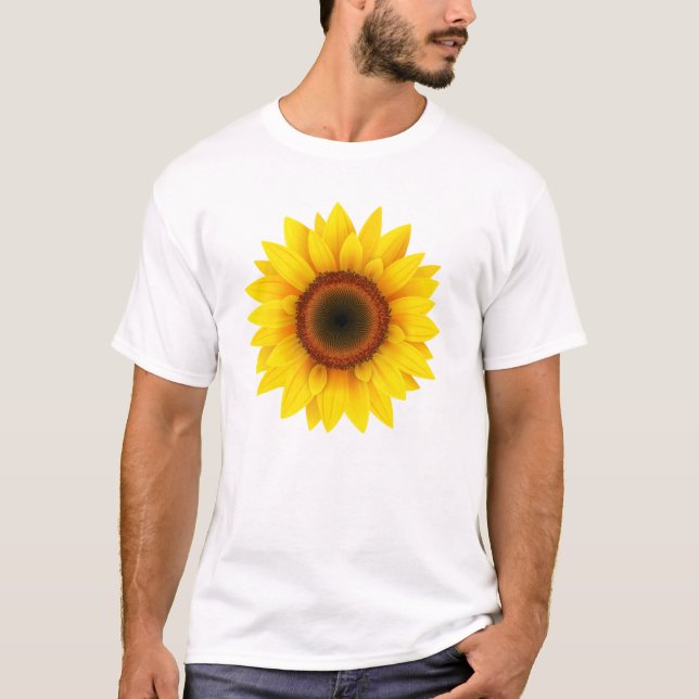 Sonnenblume - Sonnenblumen-Shirt, Blumenhemd T-Shirt (Vorderseite)