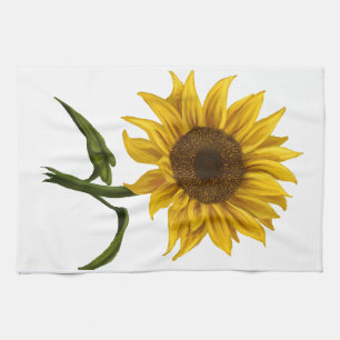 Sonnenblume Sonnenschein Blume Wasserfarben Geschirrtuch