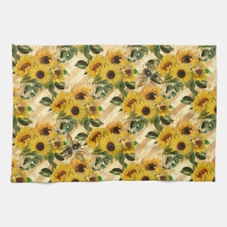 Sonnenblume spendet Sonnenblume ist ein LieblingsE Geschirrtuch