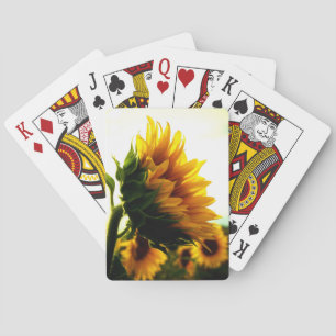 Sonnenblume Spielkarten
