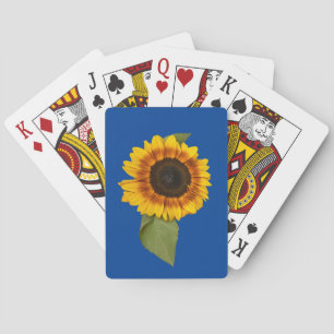 Sonnenblume Spielkarten