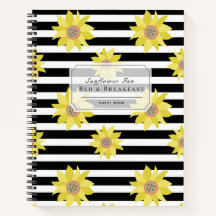 Sonnenblume Streifen B&B Ferienwohnung Gästebuch