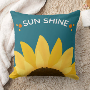 Sonnenblume Sunshine Decorative Pillow-Bright Gelb Kissen