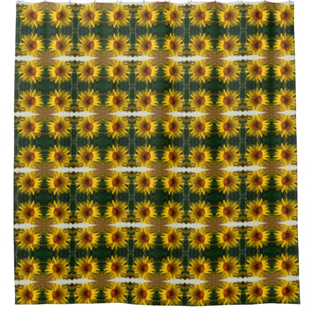 Sonnenblume Sunshine Duschvorhang (Vorderseite)