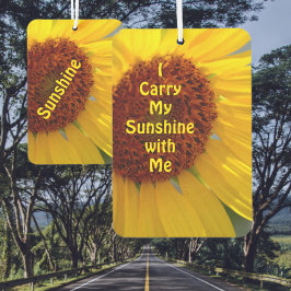 Sonnenblume Sunshine Fett Helles Auto Autolufterfrischer