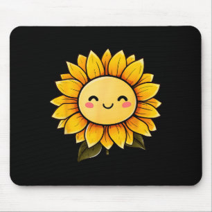 Sonnenblume Süße Blumen Glückliche Blume Lustige G Mousepad