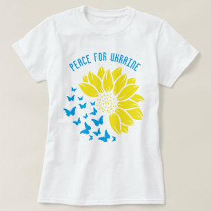 Sonnenblume Symbol des Friedens. Frieden für die U T-Shirt