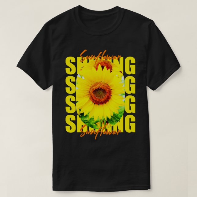 Sonnenblume T-Shirt (Design vorne)