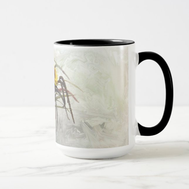 Sonnenblume-Tabellen-Kaffee-Tasse Tasse (Rechts)