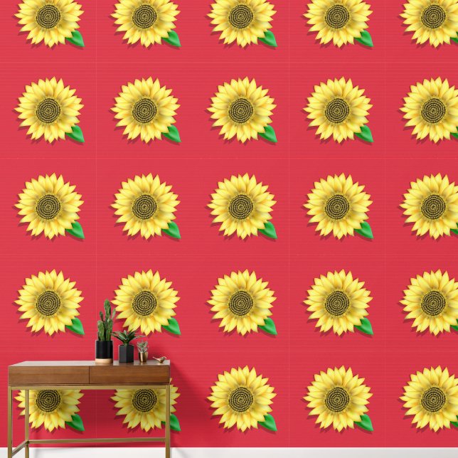 Sonnenblume Tapete (Korridor)