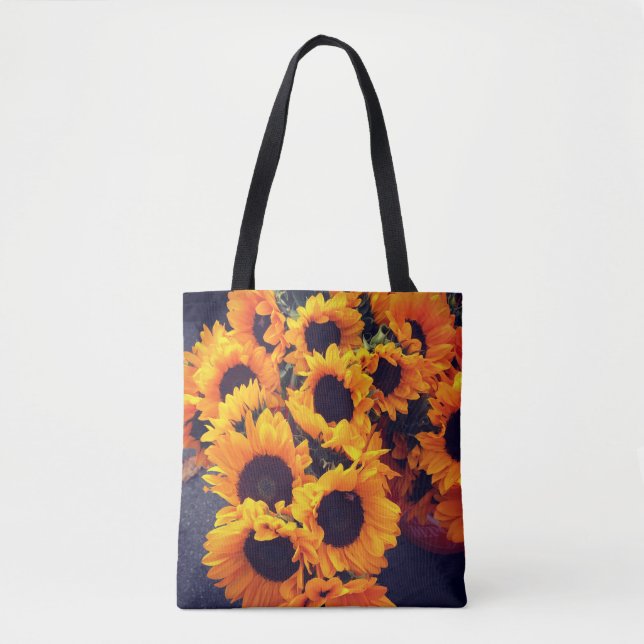 Sonnenblume Tasche (Vorderseite)