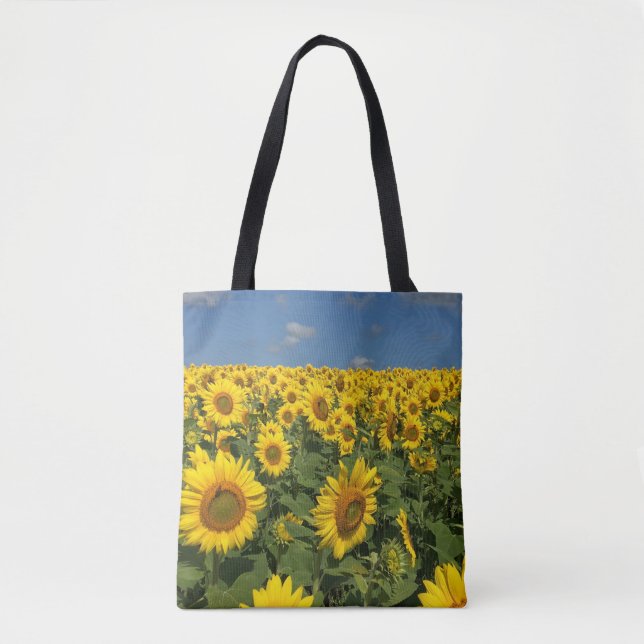Sonnenblume-Taschen-Tasche Tasche (Vorderseite)