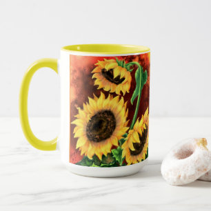 Sonnenblume Tasse