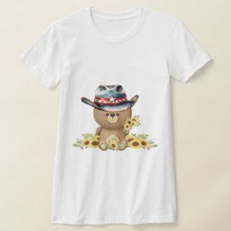 Sonnenblume Teddy Bär T-Shirt