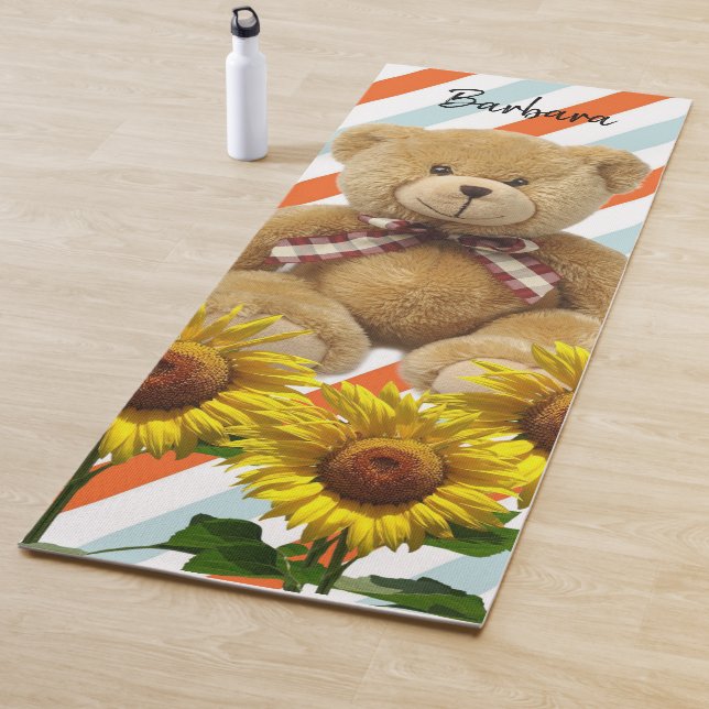 Sonnenblume Teddy Bear Yoga Mat Yogamatte (Beispiel)