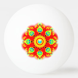 Sonnenblume Tischtennisball