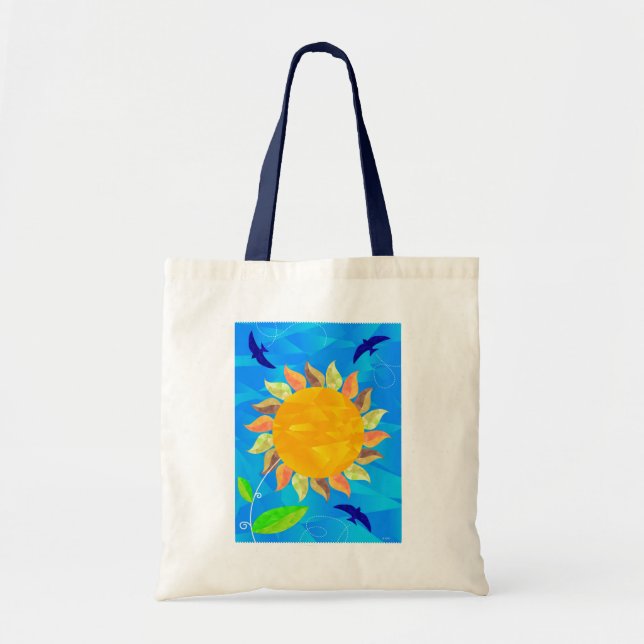 Sonnenblume Tragetasche (Vorne)