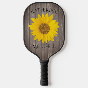 Sonnenblume trägt den Namen Graues Holz Pickleball Schläger