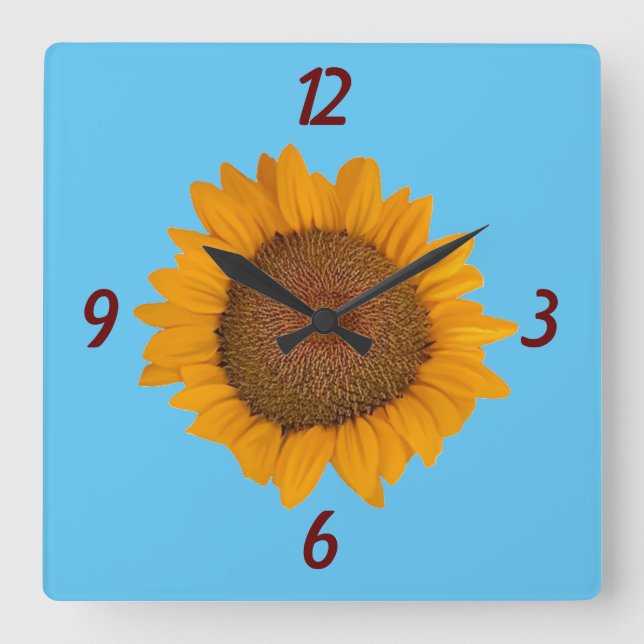 Sonnenblume Uhr (Vorderseite)