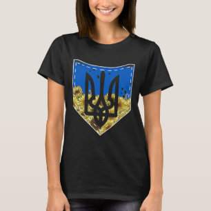 Sonnenblume Ukrainische Flagge Und Trysub Pocket T T-Shirt