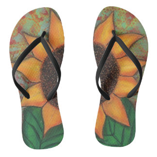 Sonnenblume Umdreh Flop Sandalen