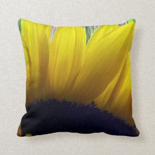 Sonnenblume-und Bambus-Wurfs-Kissen Kissen