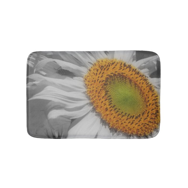Sonnenblume und -freund badematte (Vorderseite)