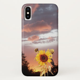 SONNENBLUME UND PINK SOMMERSONNE iPhone X HÜLLE