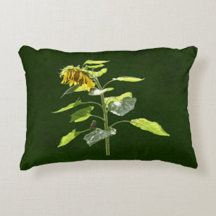 Sonnenblume und Spargel Dekokissen