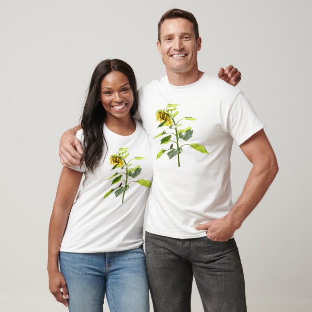 Sonnenblume und Spargel T-Shirt (Unisex)