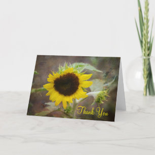 Sonnenblume Vielen Dank Dankeskarte