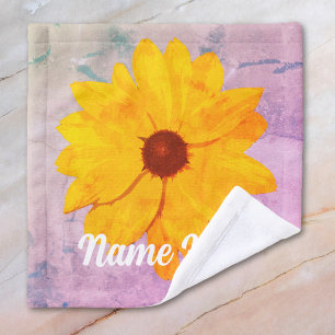 Sonnenblume Vintage Rosa Waschlappen