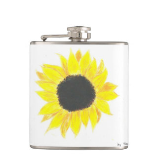 Sonnenblume-Vinylflasche Flachmann