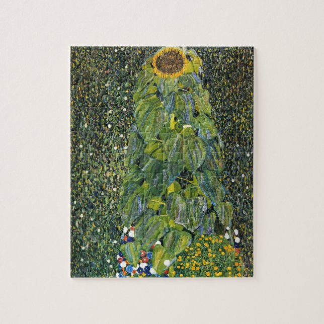 Sonnenblume von Gustav Klimt (Vertikal)