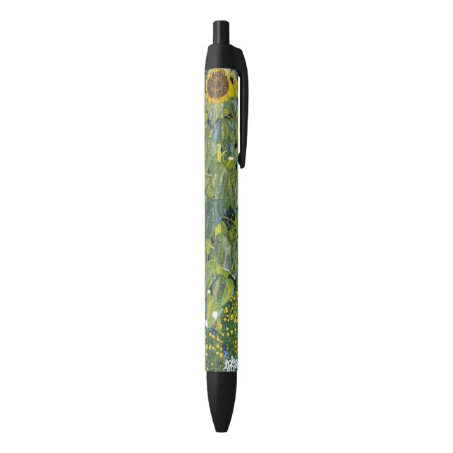 Sonnenblume von Gustav Klimt Kugelschreiber (Unterseite (Vertikal))