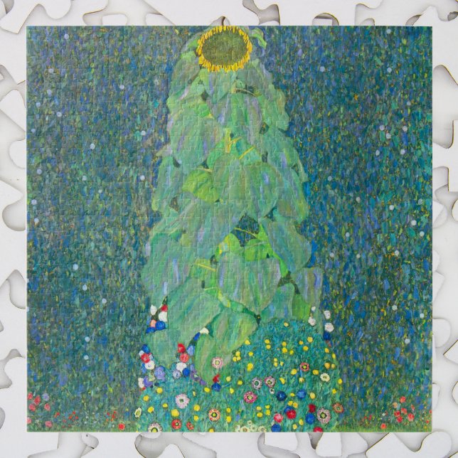 Sonnenblume von Klimt, Vintage Blume Jugendstil (Von Creator hochgeladen)