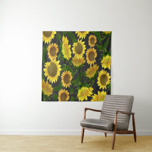 Sonnenblume Wandteppich