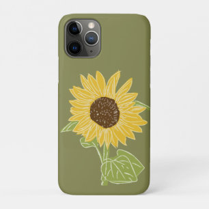 Sonnenblume Wasserfarbe Case-Mate iPhone Hülle