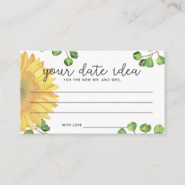 Sonnenblume Wasserfarbe Datum Ideen Nacht \ Datum  Begleitkarte