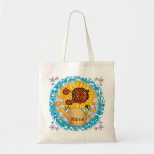 Sonnenblume Wasserkocher individuelle Name Totasch Tragetasche