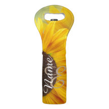 Sonnenblume-Wein-Tasche
