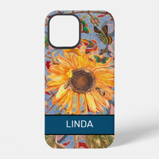 SONNENBLUME WILLIAM MORRIS iPhone 12 HÜLLE DIY NAM